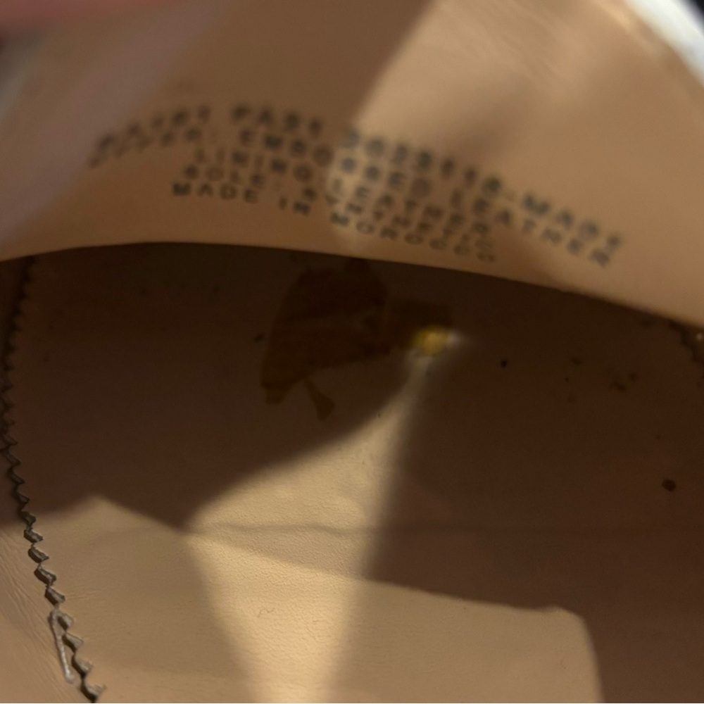 J. Crew Cream Croc-Embossed Loafers - Picture 7 of 7